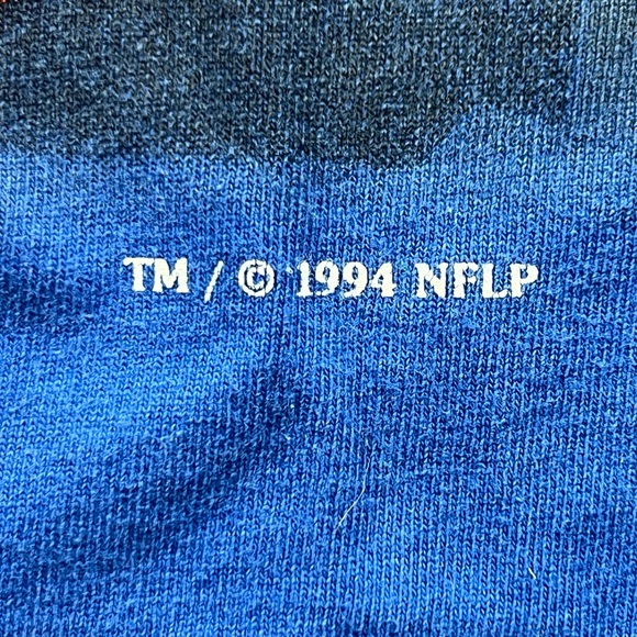 Vintage Nutmeg Mills Denver Broncos 1994 NFL T-Shirt - Picture 2 of 8